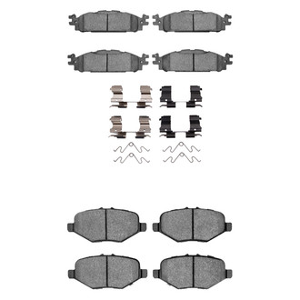 R1 Concepts® - Ceramic Front and Rear Brake Pad Set