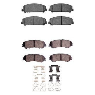 R1 Concepts® - Ceramic Front and Rear Brake Pad Set