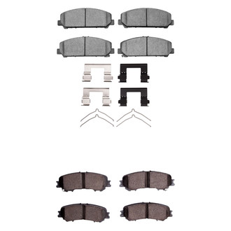 R1 Concepts® - Ceramic Front and Rear Brake Pad Set