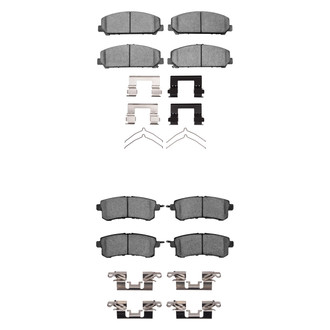 R1 Concepts® - Ceramic Front and Rear Brake Pad Set