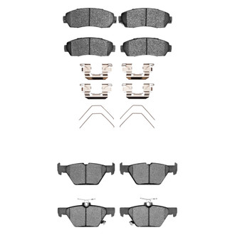 R1 Concepts® - Ceramic Front and Rear Brake Pad Set