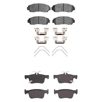 R1 Concepts® - Ceramic Front and Rear Brake Pad Set