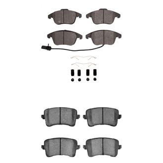 R1 Concepts® - Ceramic Front and Rear Brake Pad Set