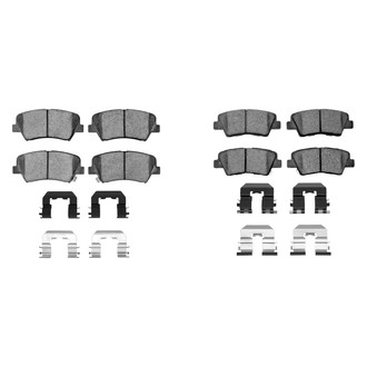 R1 Concepts® - Ceramic Front and Rear Brake Pad Set