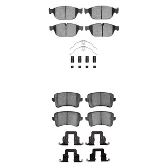 R1 Concepts® - Ceramic Front and Rear Brake Pad Set