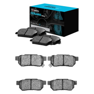 R1 Concepts® - Ceramic Front and Rear Brake Pad Set