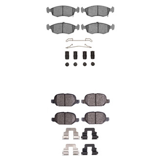 R1 Concepts® - Ceramic Front and Rear Brake Pad Set