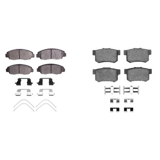 R1 Concepts® - Ceramic Front and Rear Brake Pad Set