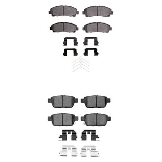 R1 Concepts® - Ceramic Front and Rear Brake Pad Set