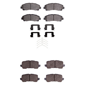R1 Concepts® - Ceramic Front and Rear Brake Pad Set