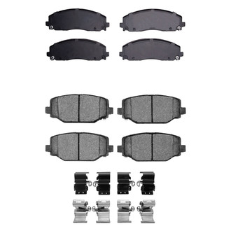 R1 Concepts® - Ceramic Front and Rear Brake Pad Set