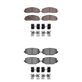 R1 Concepts® - Ceramic Front and Rear Brake Pad Set