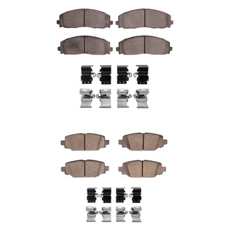 R1 Concepts® - Ceramic Front and Rear Brake Pad Set
