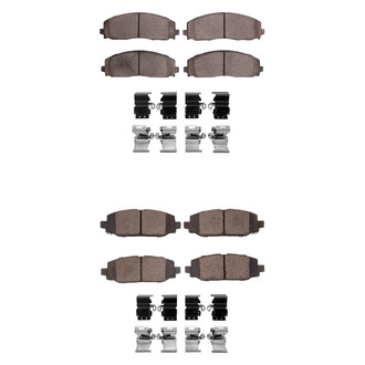 R1 Concepts® - Ceramic Front and Rear Brake Pad Set