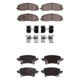 R1 Concepts® - Ceramic Front and Rear Brake Pad Set