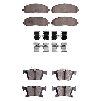 R1 Concepts® - Ceramic Front and Rear Brake Pad Set