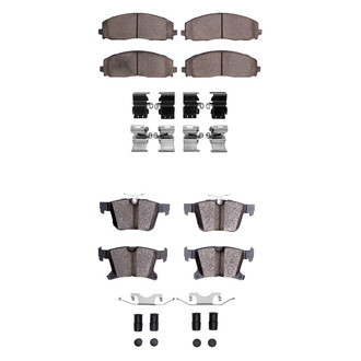 R1 Concepts® - Ceramic Front and Rear Brake Pad Set