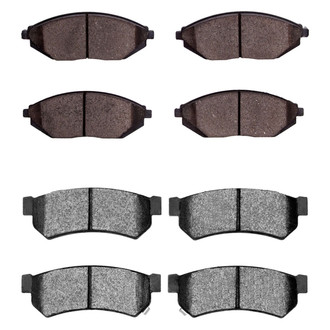 R1 Concepts® - Ceramic Front and Rear Brake Pad Set