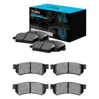 R1 Concepts® - Ceramic Front and Rear Brake Pad Set