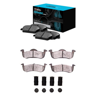 R1 Concepts® - Ceramic Front and Rear Brake Pad Set