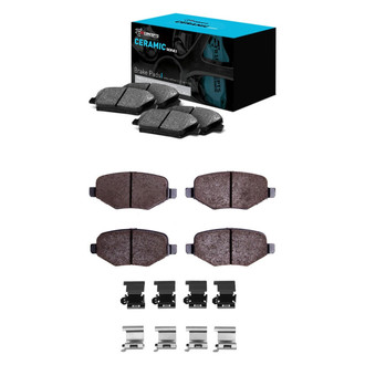 R1 Concepts® - Ceramic Front and Rear Brake Pad Set