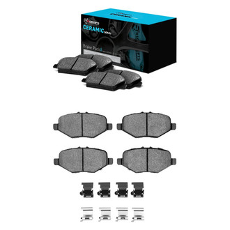 R1 Concepts® - Ceramic Front and Rear Brake Pad Set