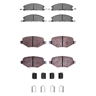 R1 Concepts® - Ceramic Front and Rear Brake Pad Set