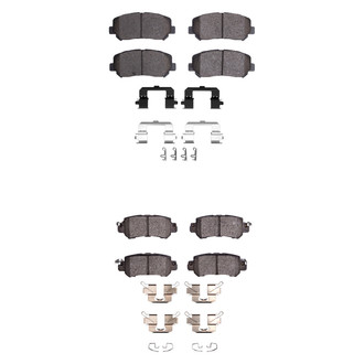 R1 Concepts® - Ceramic Front and Rear Brake Pad Set
