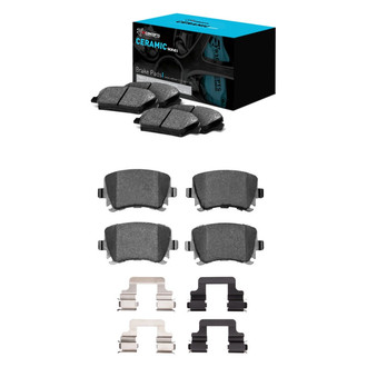 R1 Concepts® - Ceramic Front and Rear Brake Pad Set