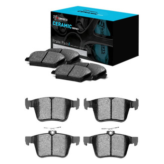 R1 Concepts® - Ceramic Front and Rear Brake Pad Set