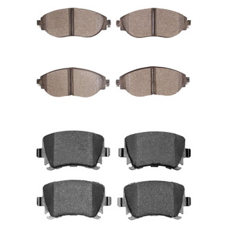 R1 Concepts® - Ceramic Front and Rear Brake Pad Set