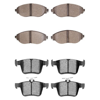 R1 Concepts® - Ceramic Front and Rear Brake Pad Set