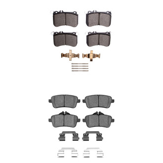R1 Concepts® - Ceramic Front and Rear Brake Pad Set