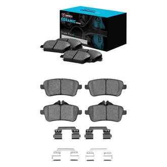 R1 Concepts® - Ceramic Front and Rear Brake Pad Set