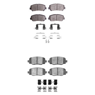R1 Concepts® - Ceramic Front and Rear Brake Pad Set