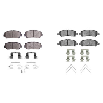 R1 Concepts® - Ceramic Front and Rear Brake Pad Set