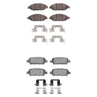 R1 Concepts® - Ceramic Front and Rear Brake Pad Set