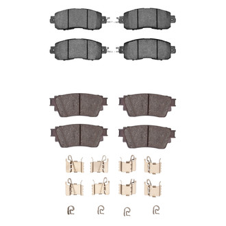 R1 Concepts® - Ceramic Front and Rear Brake Pad Set