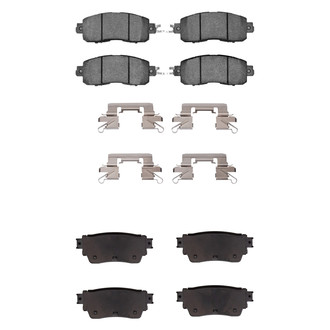 R1 Concepts® - Ceramic Front and Rear Brake Pad Set