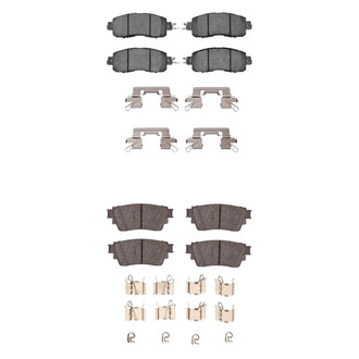 R1 Concepts® - Ceramic Front and Rear Brake Pad Set