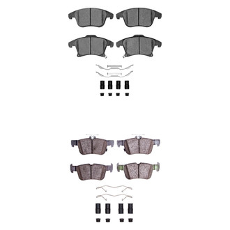 R1 Concepts® - Ceramic Front and Rear Brake Pad Set