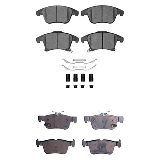 R1 Concepts® - Ceramic Front and Rear Brake Pad Set