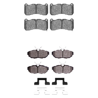 R1 Concepts® - Ceramic Front and Rear Brake Pad Set
