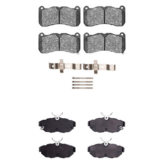 R1 Concepts® - Ceramic Front and Rear Brake Pad Set
