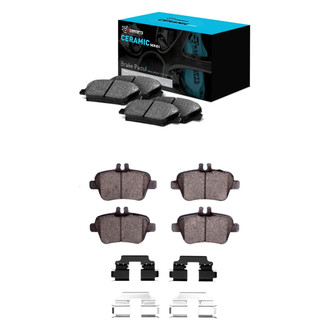R1 Concepts® - Ceramic Front and Rear Brake Pad Set