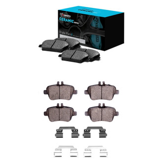 R1 Concepts® - Ceramic Front and Rear Brake Pad Set