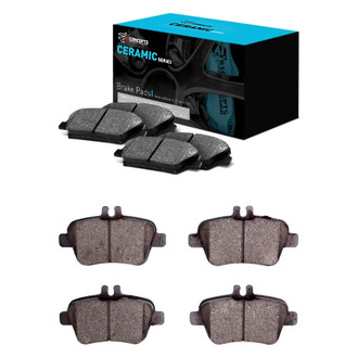R1 Concepts® - Ceramic Front and Rear Brake Pad Set