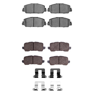 R1 Concepts® - Ceramic Front and Rear Brake Pad Set