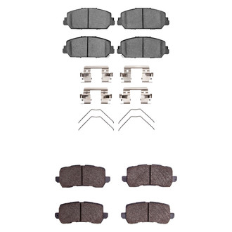 R1 Concepts® - Ceramic Front and Rear Brake Pad Set
