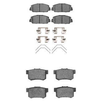 R1 Concepts® - Ceramic Front and Rear Brake Pad Set